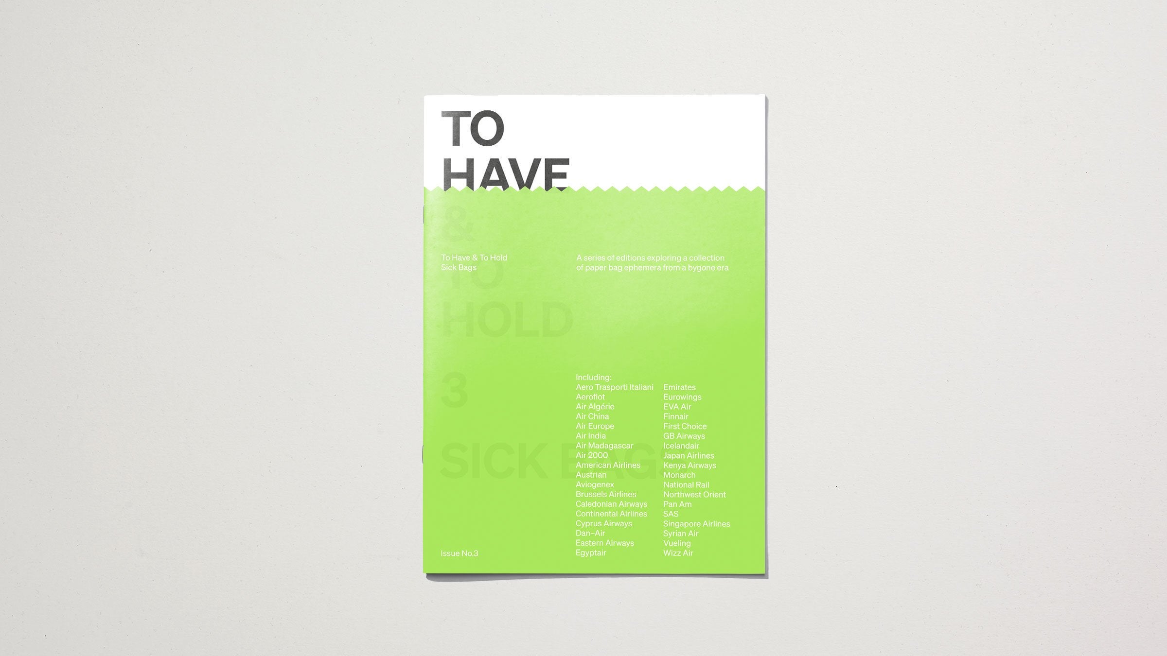 To Have & To Hold: 3 Sick Bags | This Corner - Hair Salon and Design Shop  in Philadelphia